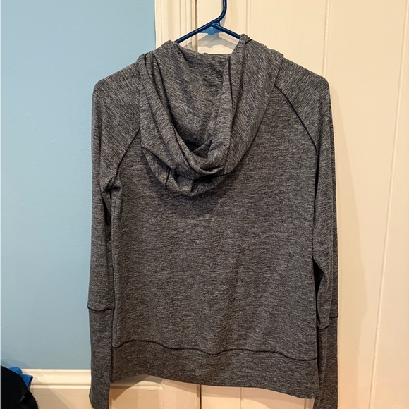 Athleta Gray Zip-Up Hoodie - Picture 3 of 3